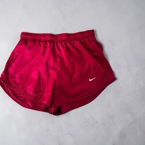 🍀Nike Women's Vibrant Red Athletic Shorts - Tempo
